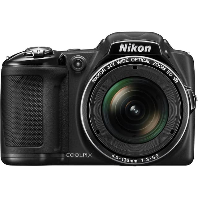 Bridge Coolpix L830 Camera - Black + Nikon Nikkor 34x Wide Optical Zoom ED VR 22.5–765 mm f/3–5.9 f/3–5.9  · main image