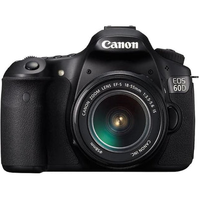 EOS 60D SLR - Preta + Lente Canon Zoom EF-S IS II f/3.5-5.6