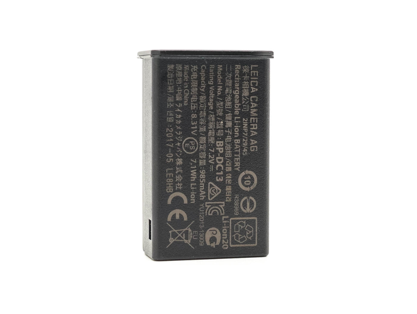 Leica T Lithium-Ion Battery BP-DC13 · imagen principal
