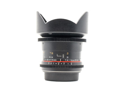 Samyang 14mm T3.1 ED AS IF UMC II - Montagem Canon EF
