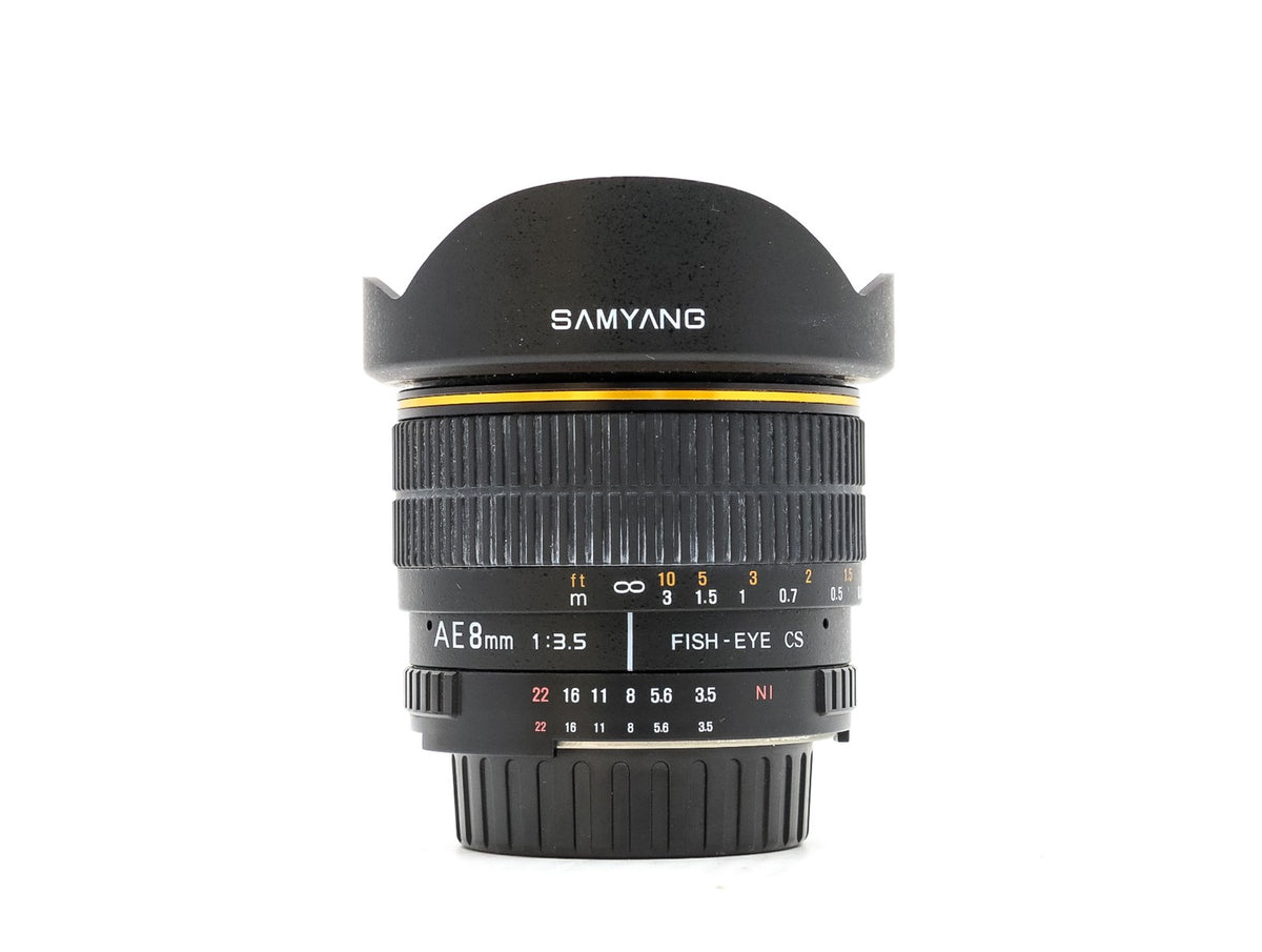 Samyang 8mm f/3.5 Fisheye AE CS - Nikon Fit · imagem principal