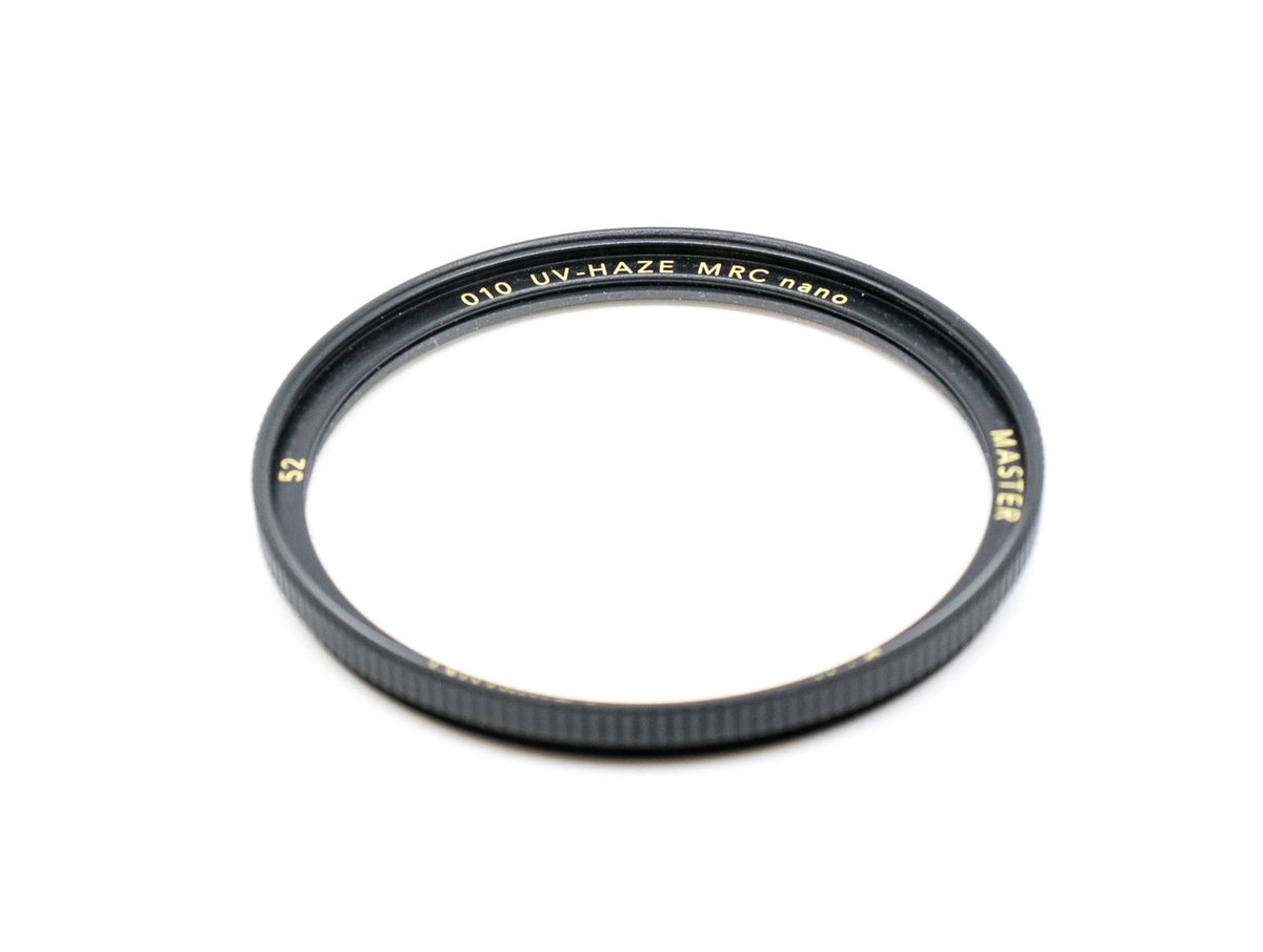 B+W 52mm MASTER 010 UV-Haze MRC Nano Filter · imagem principal
