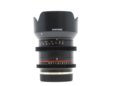 Samyang 21mm T1.5 Cine ED AS UMC CS - Montagem Sony E