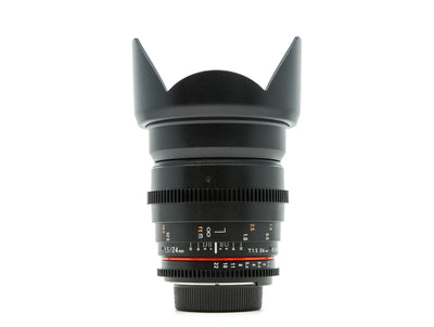 Samyang 24mm T1.5 ED AS UMC II - Montagem Nikon