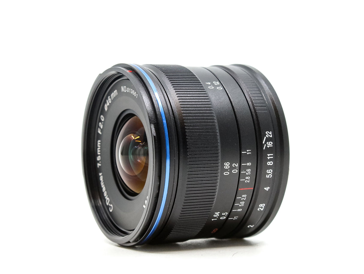 Venus Laowa 7.5mm f/2 - Micro Four Thirds fit