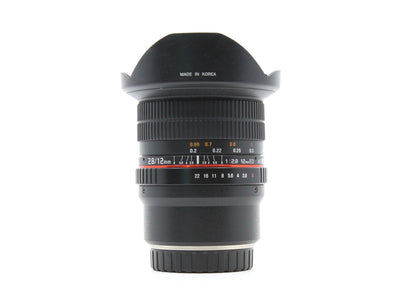 Samyang 12mm f/2.8 ED AS NCS Fisheye - Montagem Fujifilm X