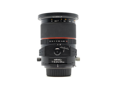 Walimex Pro 24mm f/3.5 Tilt-Shift - Montagem Nikon
