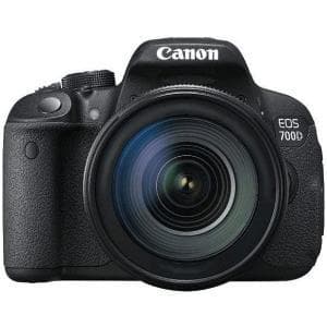 EOS 700D SLR - Black + Canon EF-S 18-55mm f/3.5-5.6 IS II f/3.5-5.6 · imagen principal