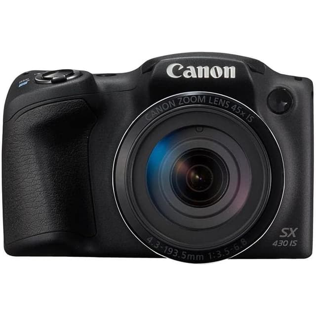 PowerShot SX430 IS Compact Camera - Black + Canon Zoom Lens 45x IS 4.3-193.5mm f/3.5-6.8 f/3.5-6.8 · imagen principal