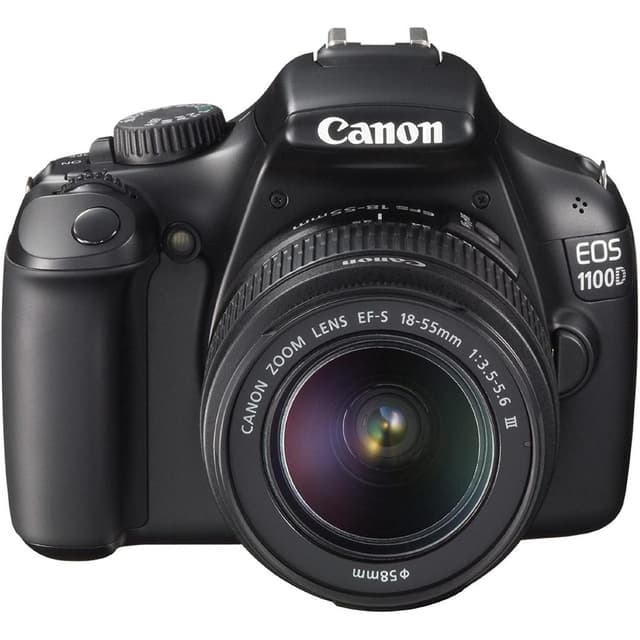 EOS 1100D SLR - Black + Canon Zoom Lens EF-S 18-55mm f/3.5-5.6 III f/3.5-5.6 III · imagen principal