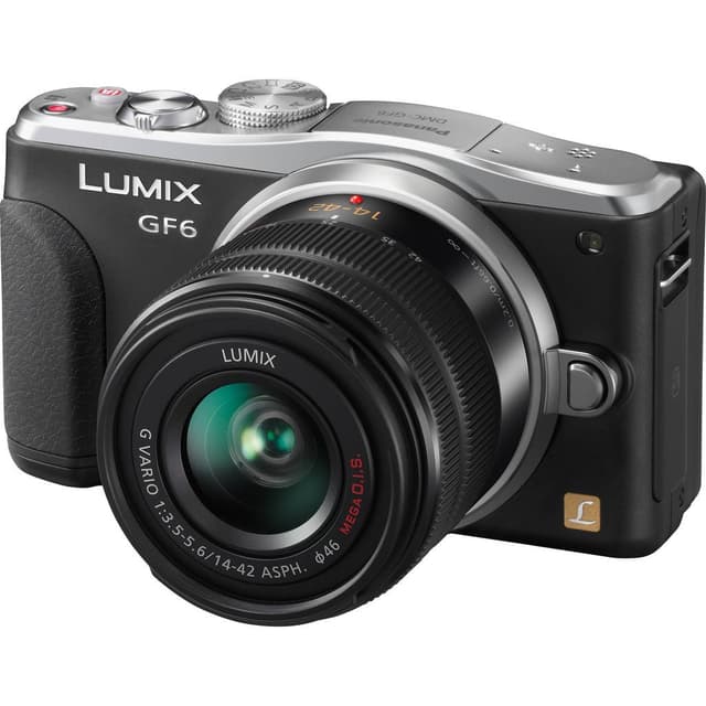 DMC-GF6 - Preto/Prata + Panasonic Lumix G Vario 14-42mm f/3.5-5.6 ASPH OIS + 45-150mm f/4.0-5.6 ASPH f/3.5-5.6 + f/4.0-5.6 · imagem principal