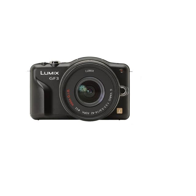 Lumix DMC-GF3 - Black + Panasonic Lumix G Vario 14-42 mm f/3.5-5.6 f/3.5-5.6  · main image