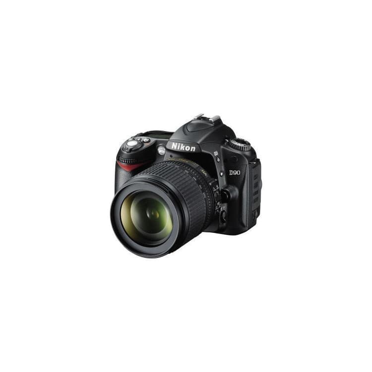 Réflex D90 - Preto + Nikon AF-S DX Nikkor 18-55mm f/3.5-5.6G VR f/3.5-5.6 · imagem principal