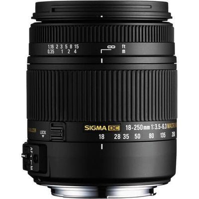 Sigma Nikon F 18-250mm f/3.5-6.3 Lentes