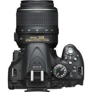 SLR D5200 - Black + Nikon AF-S DX Nikkor 18-55mm f/3.5-5.6G VR f/3.5-5.6