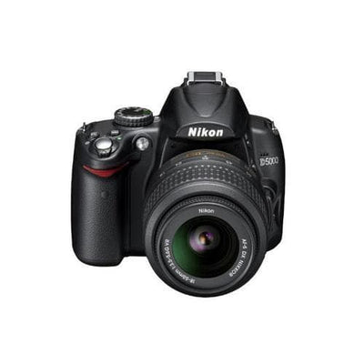 D5000 SLR - Black + Canon AF-S DX Nikkor 18-55mm f/3.5-5.6G VR II + AF-S DX Nikkor 55-200mm f/4-5.6G ED f/3.5-5.6 + f/4-5.6 