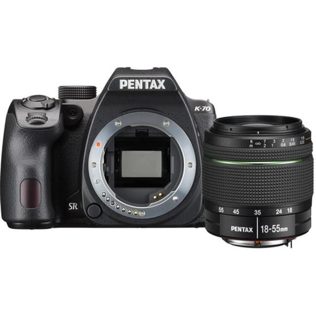 Réflex K-5 - Preto + Pentax Smc Pentax-DAL 18-55mm f/3.5-5.6 AL WR f/3.5-5.6 · imagem principal