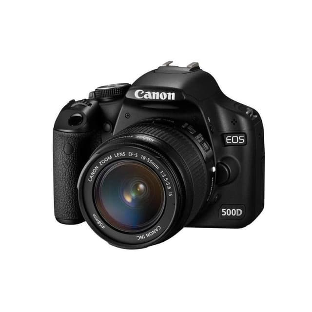 CANON EOS 500D SLR - Black + Canon Canon Zoom Lens EF-S 18-55mm f/3.5-5.6 IS · imagen principal