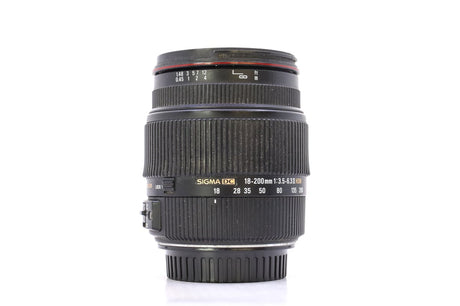 Sigma 18-200mm f/3.5-6.3 DC OS HSM II - Montagem Canon EF-S