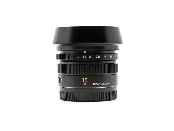 Panasonic Leica DG Summilux 15mm f/1.7 ASPH. - segunda mano - excelente estado - foto principal - SKU 3790853 - Camera Market