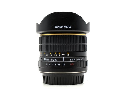 Samyang 8mm f/3.5 UMC CS II - Montagem Canon EF-S