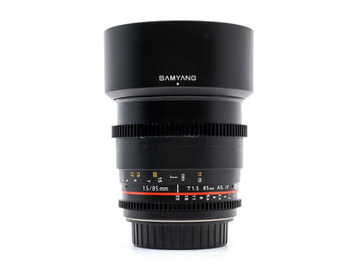 Samyang 85mm T1.5 - Montagem Canon EF