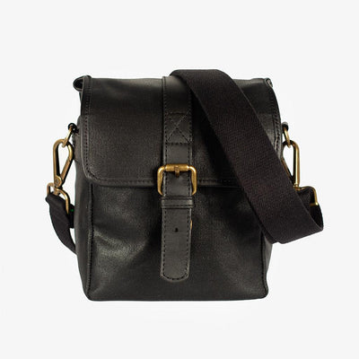 **Bolsa para Câmera Berlin Black Waxed Canvas**