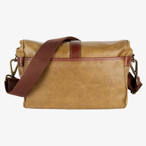 París Olive green Waxed Canvas Camera Bag