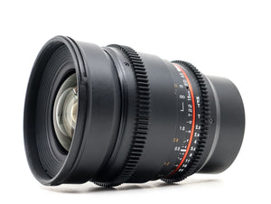 Samyang 16mm T2.2 ED AS UMC CS II - Micro Four Thirds Fit