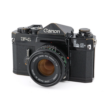 Canon F-1n + 50mm f1.8 FDn - Câmera Analógica Vintage Reflex Premium 35mm SLR