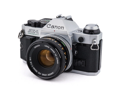 Canon AE-1 Program + 50mm f1.8 S.C. - Câmera Filme SLR 35mm