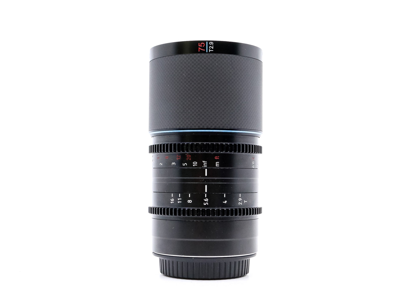 Sirui Saturn 75mm T2.9 1.6x Anamórfico [Blue Flare] - Montagem Sony FE · imagem principal
