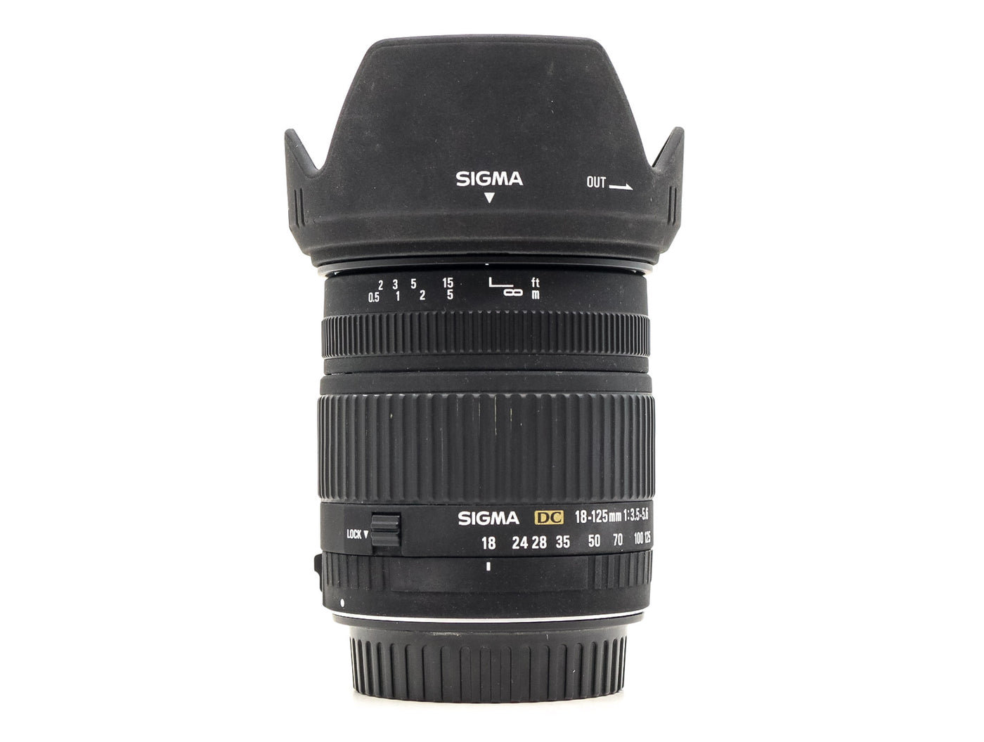 Sigma 18-125mm f/3.8-5.6 DC OS HSM - Montagem Canon EF-S · imagem principal