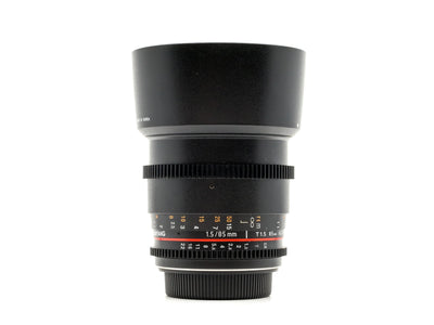 Samyang 85mm T1.5 AS UMC II - Montagem Canon EF