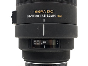 Sigma 50-500mm f/4.5-6.3 APO DG OS HSM - Canon EF Fit