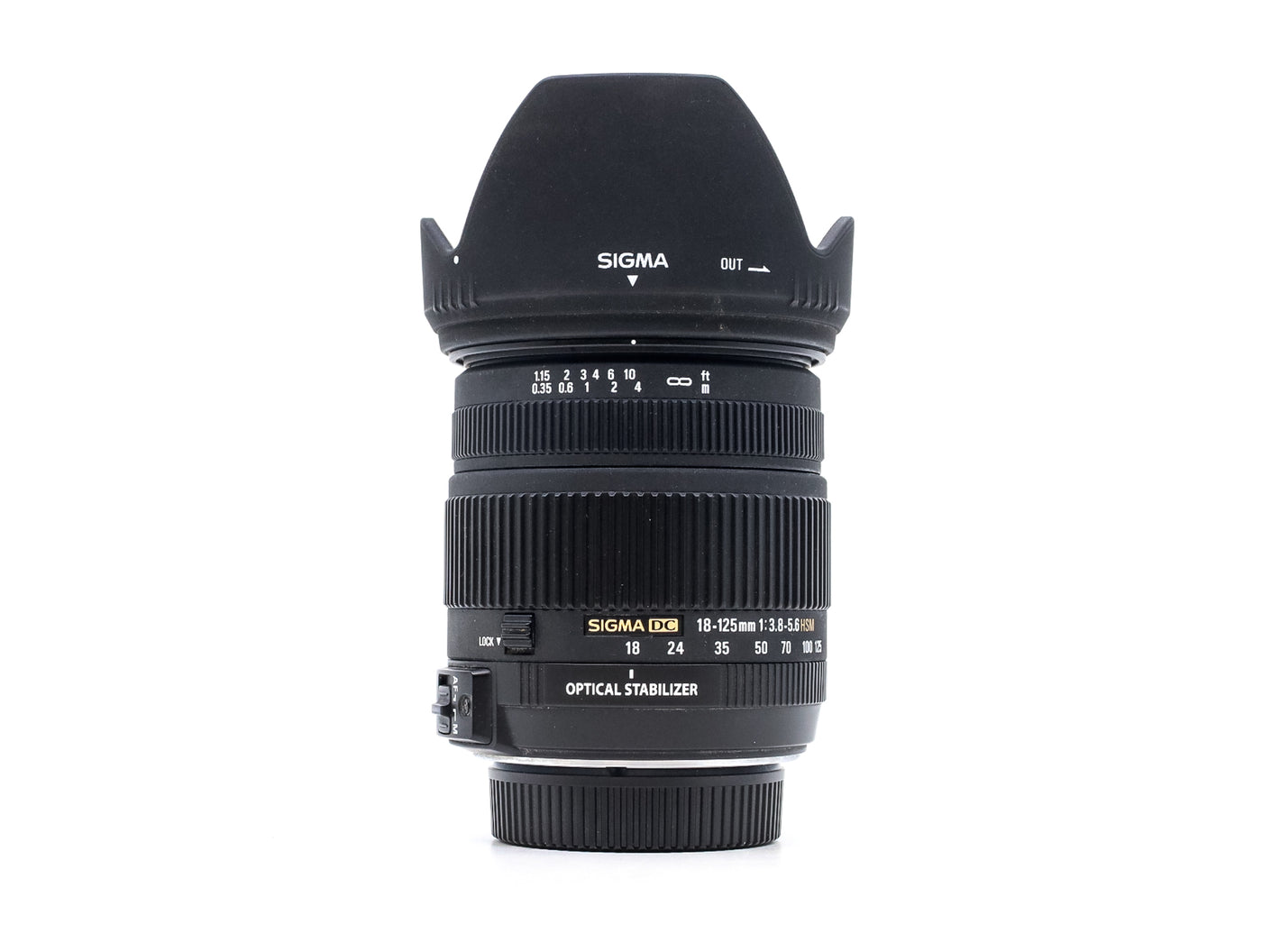 Sigma 18-125mm f/3.8-5.6 DC OS HSM - Montagem Nikon · imagem principal