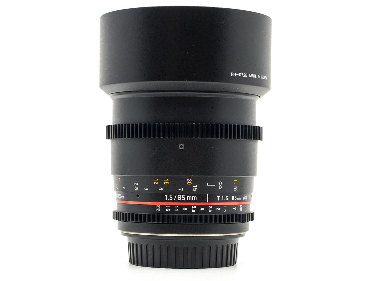 Walimex Pro 85mm T1.5 - Canon EF Fit - segunda mano - excelente estado - foto principal - SKU 3775492 - Camera Market