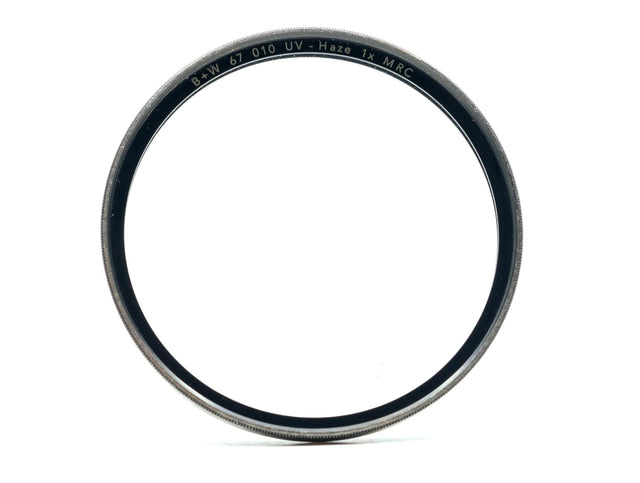 B+W 67mm F-Pro 010 UV-Haze MRC Filter - segunda mano - excelente estado - foto principal - SKU 3798649 - Camera Market