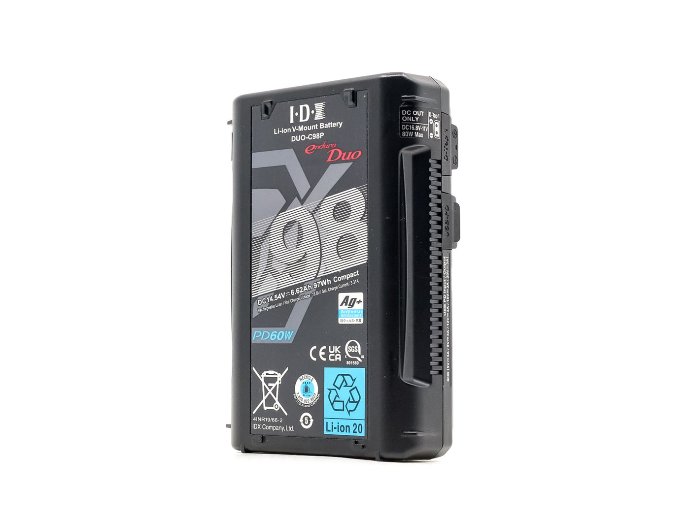 IDX DUO-C98P Bateria V-Mount · main image