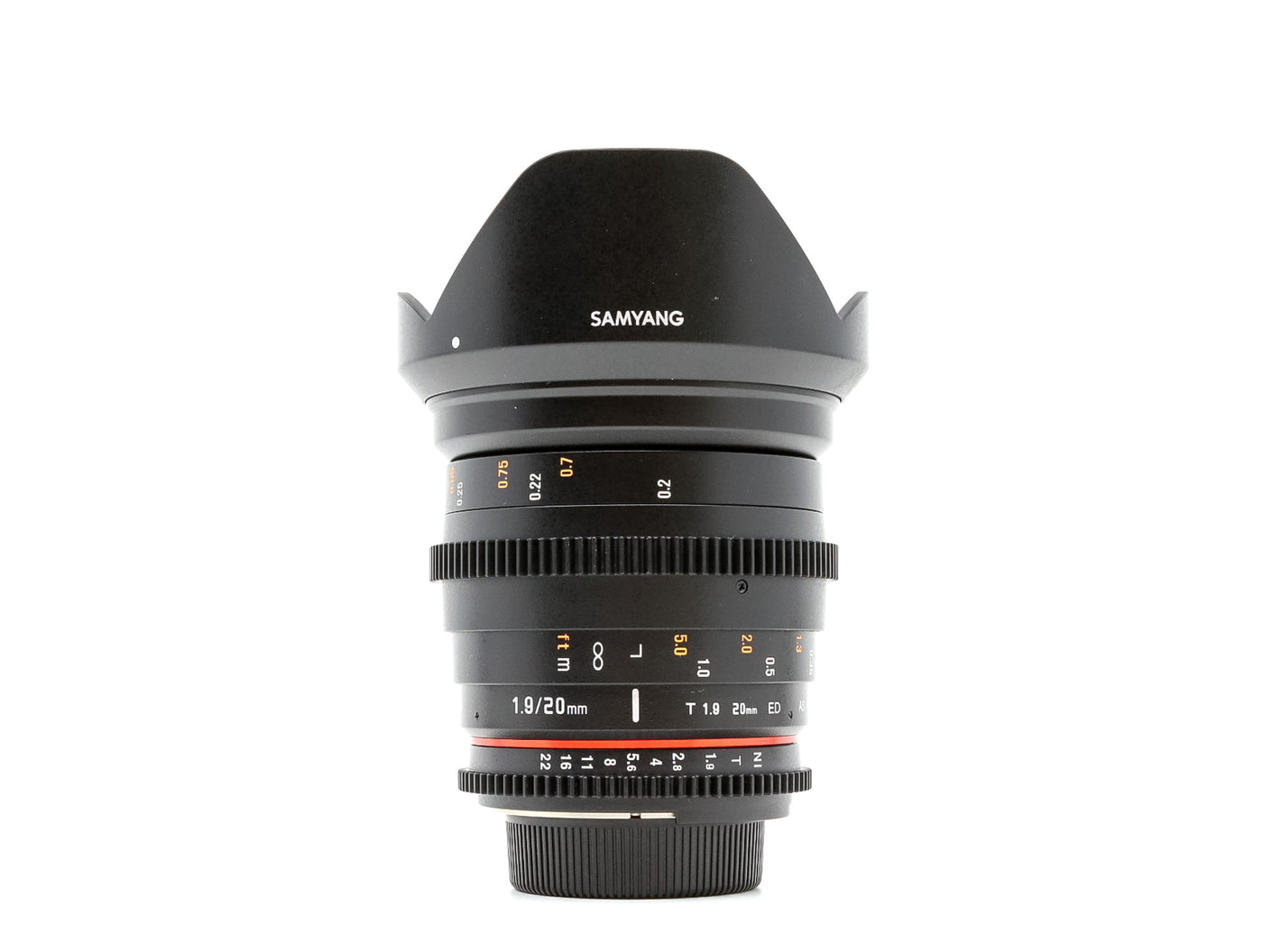 Samyang 20mm T1.9 Cine VDSLR ED AS IF UMC - Montagem Nikon · imagem principal