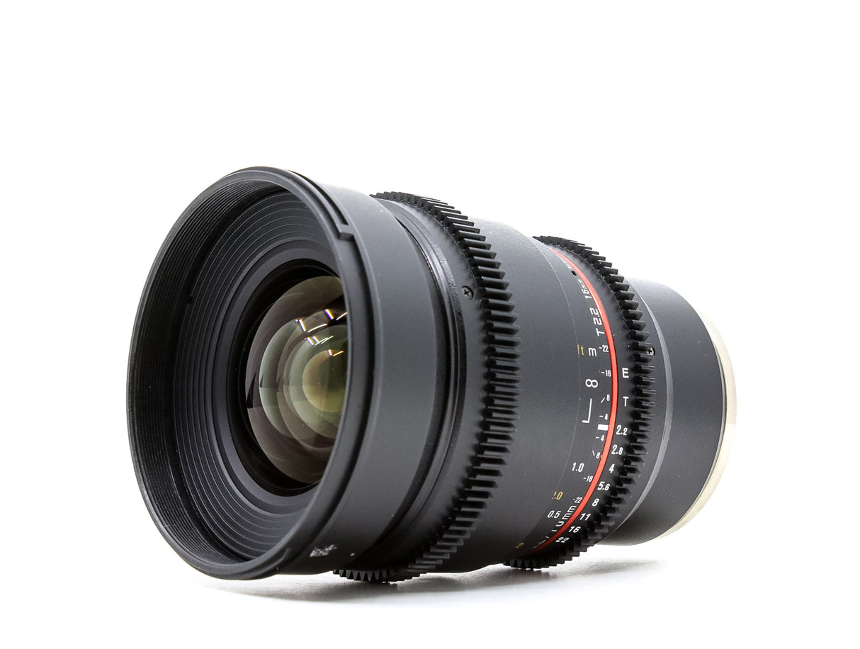 Samyang 16mm T2.2 Cine ED AS UMC CS - Sony E Fit