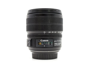 Canon EF-S 15-85mm f/3.5-5.6 IS USM - segunda mano - excelente estado - foto principal - SKU 3796788 - Camera Market