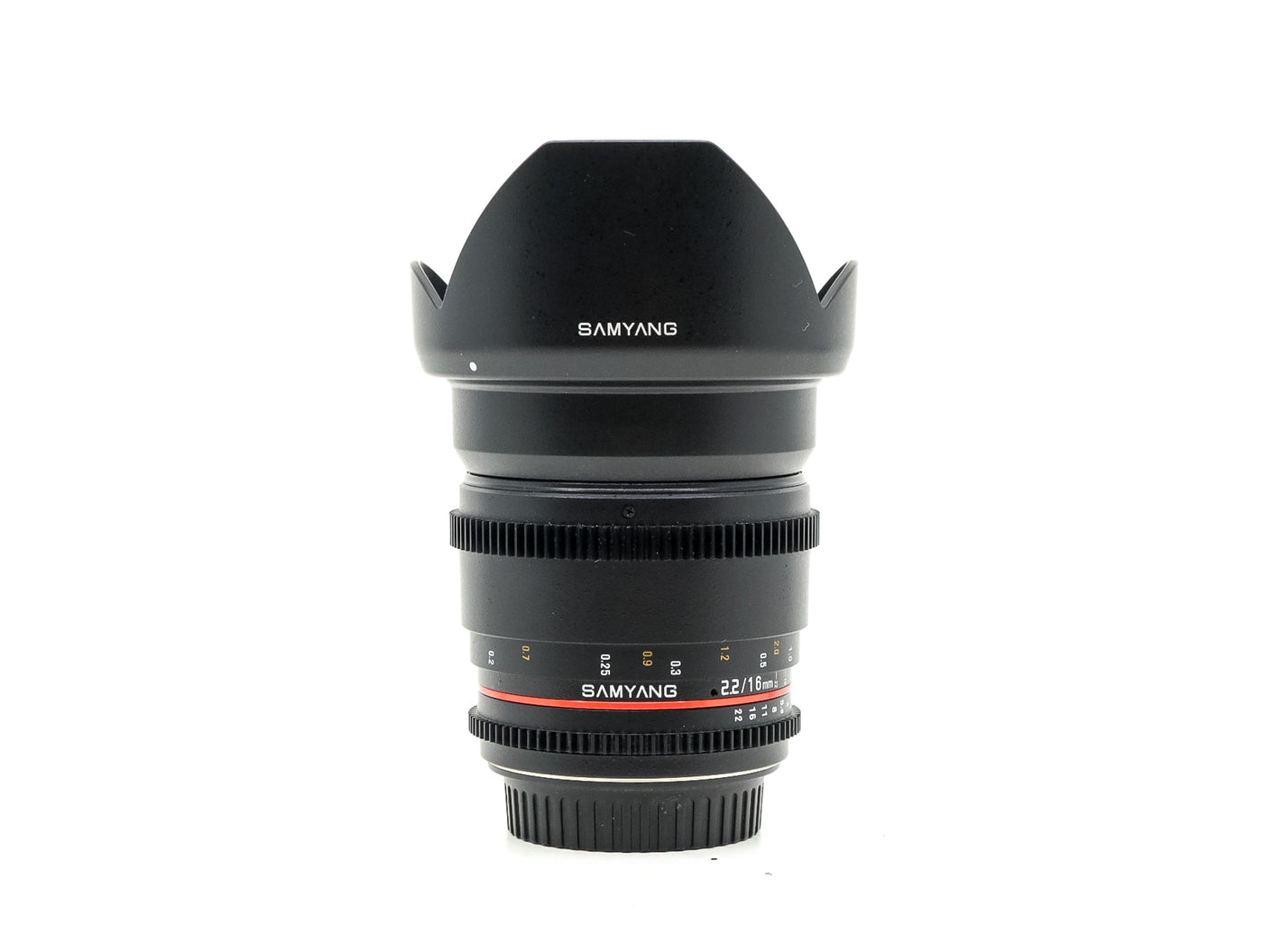Samyang 16mm T2.2 ED AS UMC CS - Montagem Canon EF-S · imagem principal