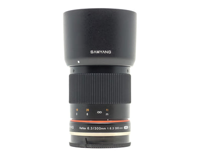 Samyang 300mm f/6.3 Reflex ED UMC CS - Montagem Sony A