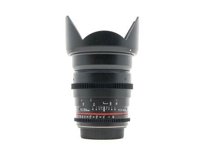 Walimex Pro 24mm T1.5 Cine - Montagem Canon EF