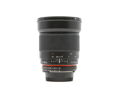 Walimex Pro 24mm f/1.4 ED AS UMC - Montagem Nikon