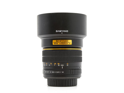 Samyang 85mm f/1.4 ASPH IF - Montagem Sony A
