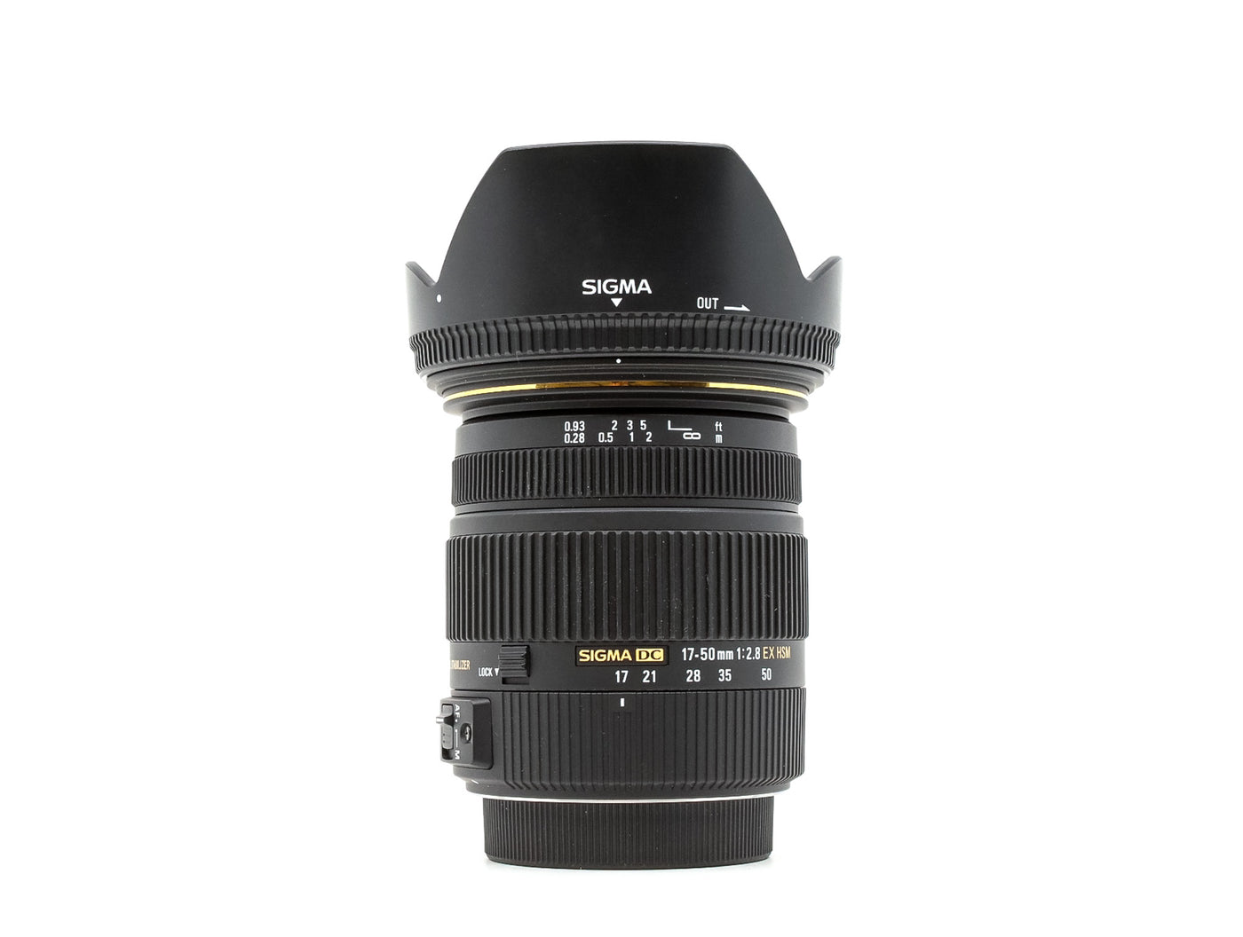 Sigma 17-50mm f/2.8 EX DC OS HSM - Montagem Sigma SA · imagem principal