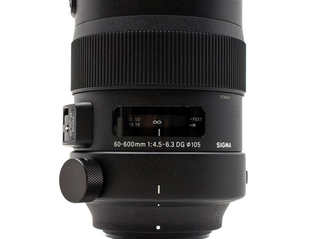 Sigma 60-600mm f/4.5-6.3 DG OS HSM SPORT - Montagem Nikon