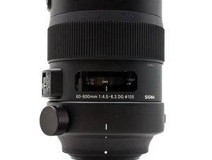 Sigma 60-600mm f/4.5-6.3 DG OS HSM SPORT - Compatibile con Nikon